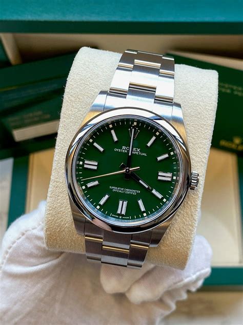 rolex explorer green|Rolex oyster perpetual green.